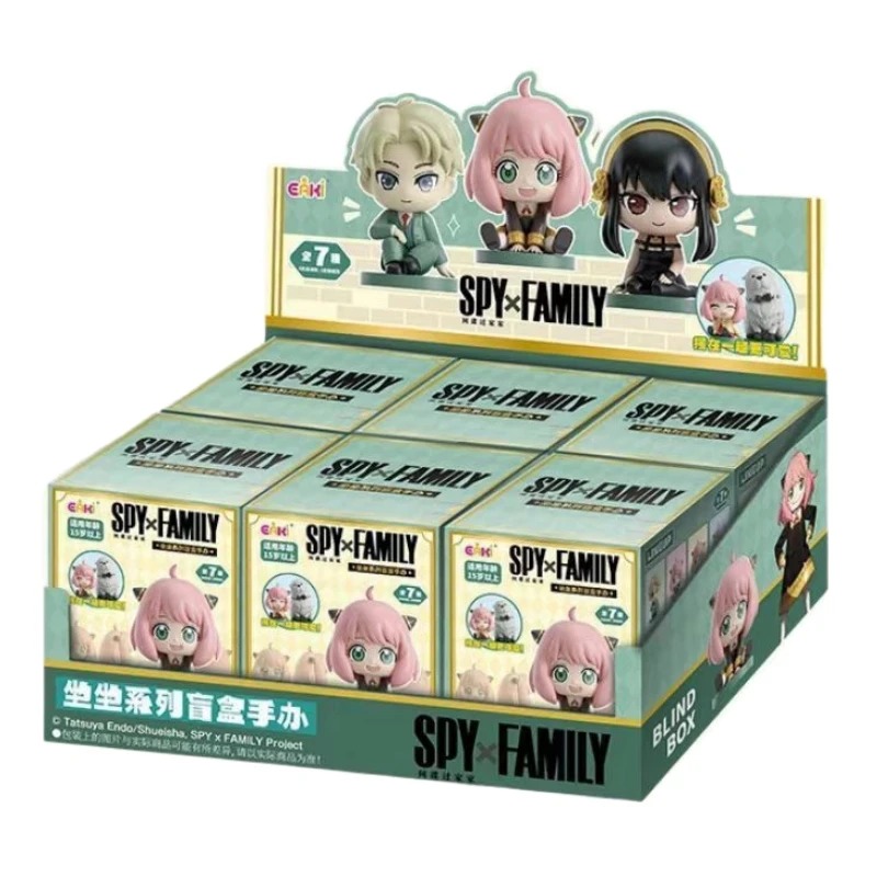 New Original SPY×FAMILY Blind Box – Anime Character Figures Anya, Loid, Yor & Bond Model Toys, Collectible Decorations, Kids Gift