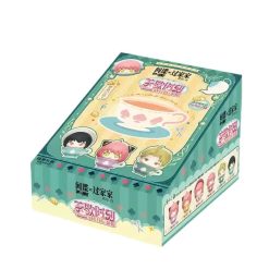 SPY×FAMILY Tea Time Blind Bag – Anya, Loid & Yor Cozy Afternoon Figures, Moegrain Anime Model Toys, Collectible Ornaments, Gifts