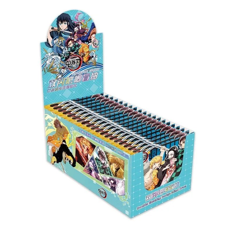 Demon Slayer Blind Box Badges – Double Flash Tinplate Brooch, Anime Peripheral Creative Collectible Gifts - Image 2