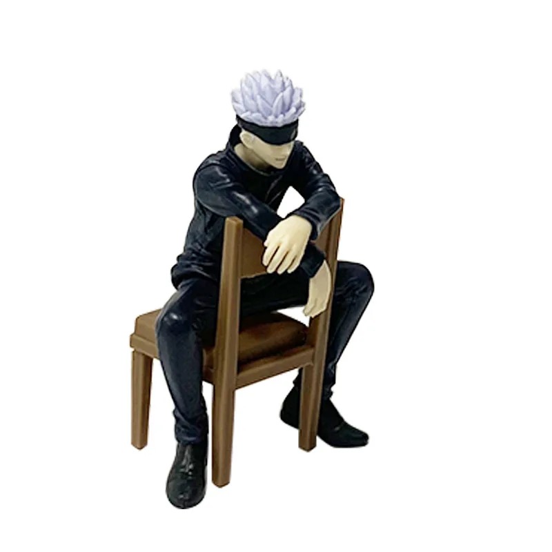 Jujutsu Kaisen Gojo Satoru Rest Time Figure with Chair 11CM PVC Anime Collectible Toy Gift - Image 4