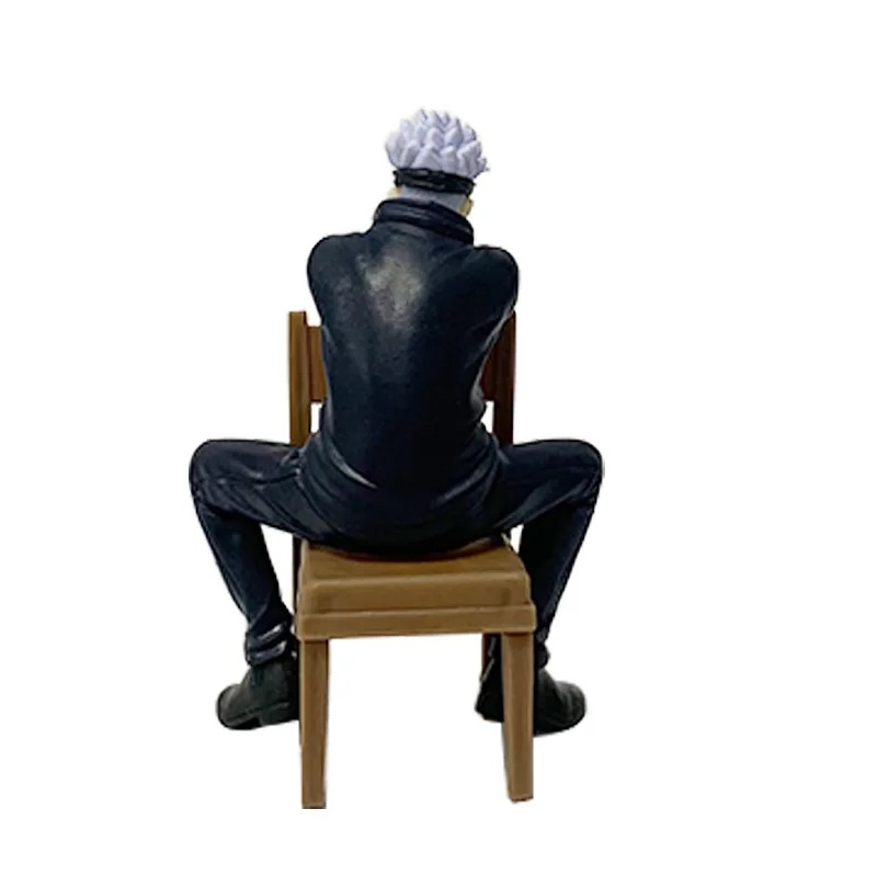 Jujutsu Kaisen Gojo Satoru Rest Time Figure with Chair 11CM PVC Anime Collectible Toy Gift - Image 3