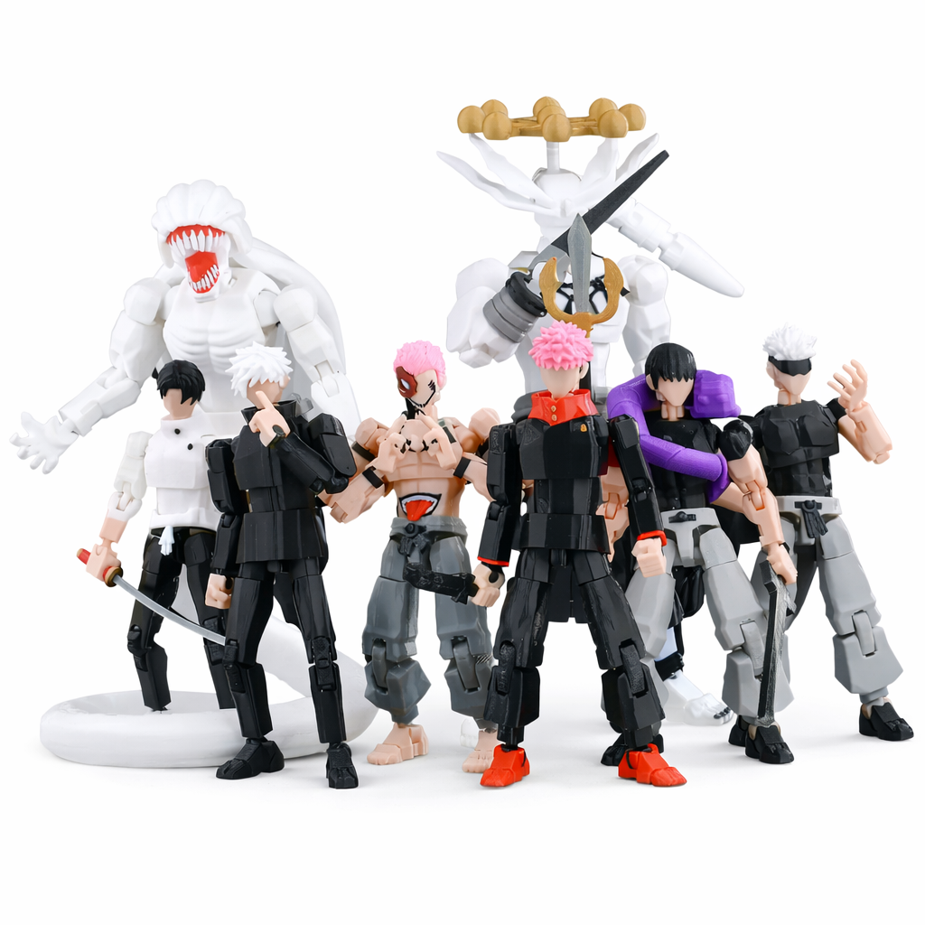Jujutsu Kaisen Movable Action Figure Lucky Dummy Series Anime Collectible Mannequin Toy
