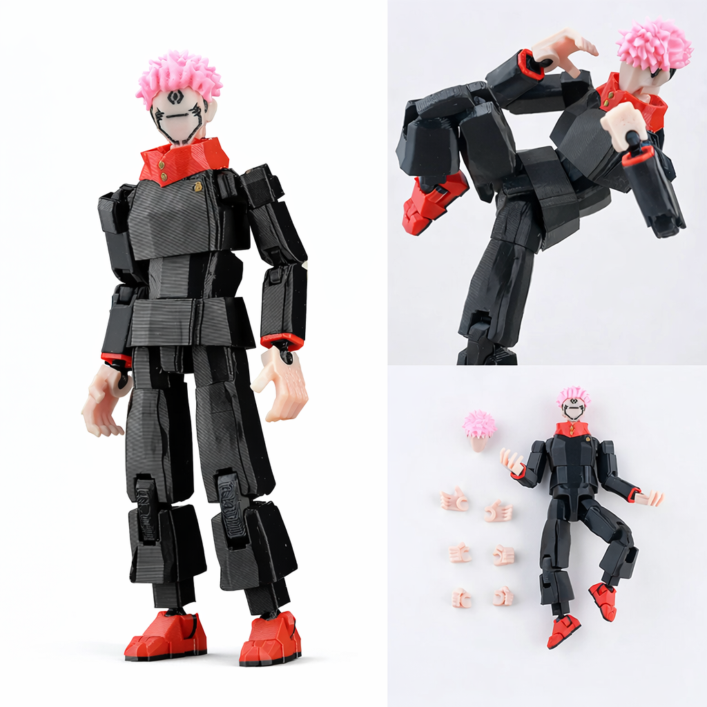 Jujutsu Kaisen Movable Action Figure Lucky Dummy Series Anime Collectible Mannequin Toy - Image 3