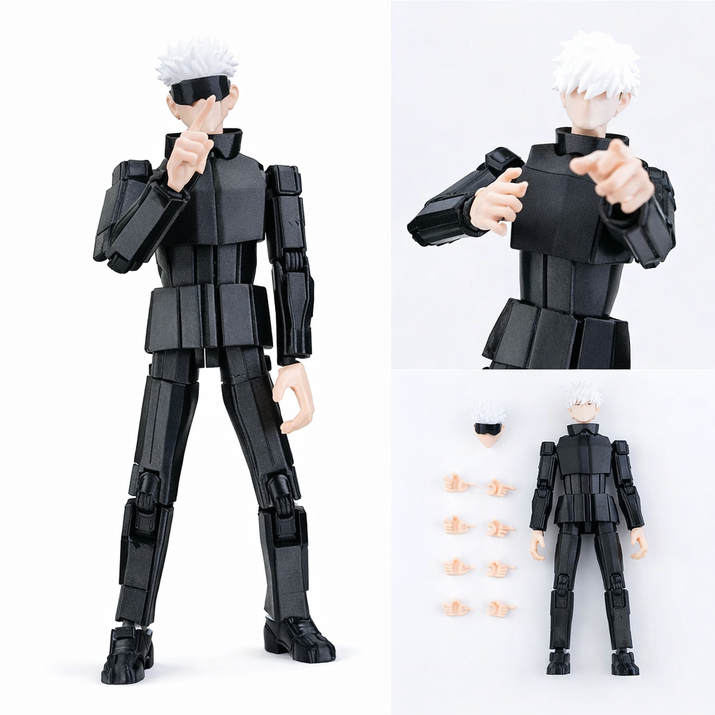 Jujutsu Kaisen Movable Action Figure Lucky Dummy Series Anime Collectible Mannequin Toy - Image 2