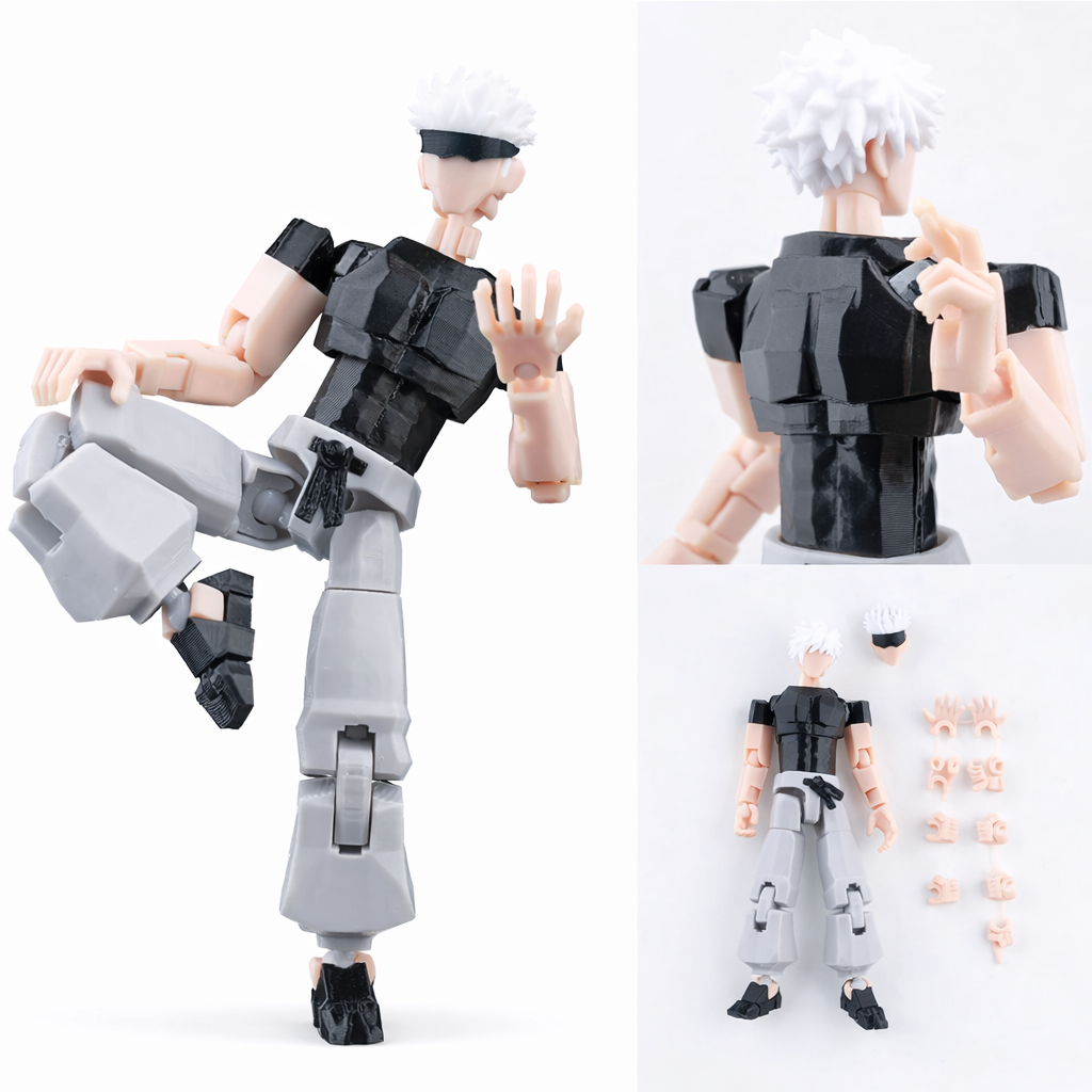 Jujutsu Kaisen Movable Action Figure Lucky Dummy Series Anime Collectible Mannequin Toy - Image 4