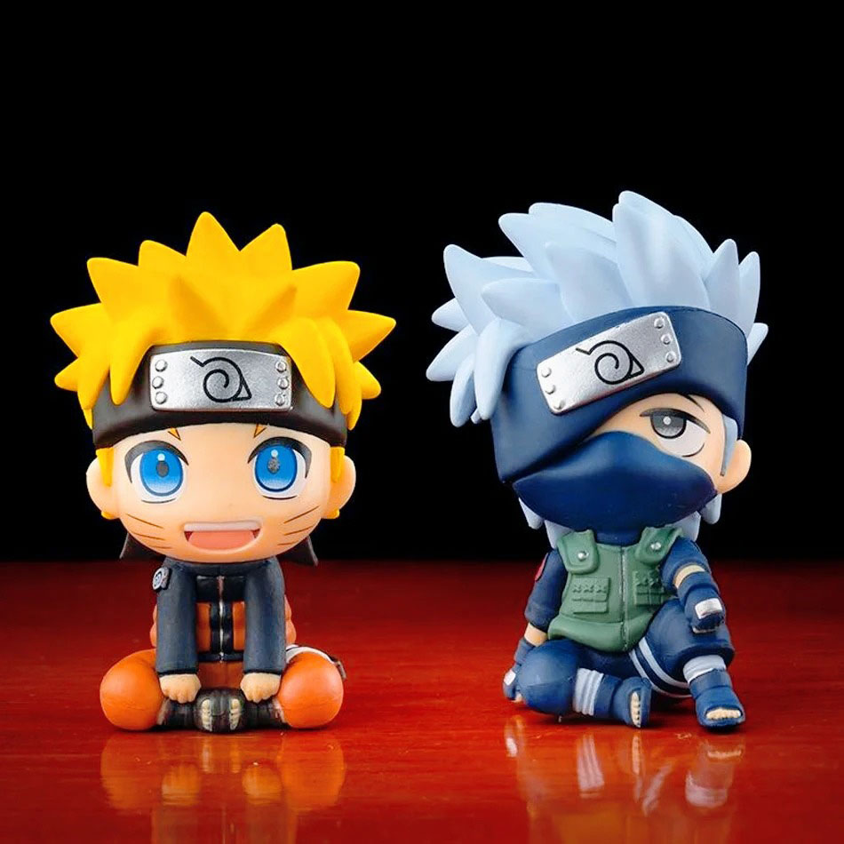 Naruto Q Version Anime Figure Kawaii PVC Collectible Model Toy for Car Desk Decoration Gift - Image 4