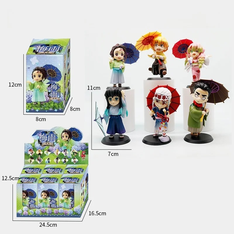 Demon Slayer Plum Rain Series Series Chibi Blind Box - Image 2
