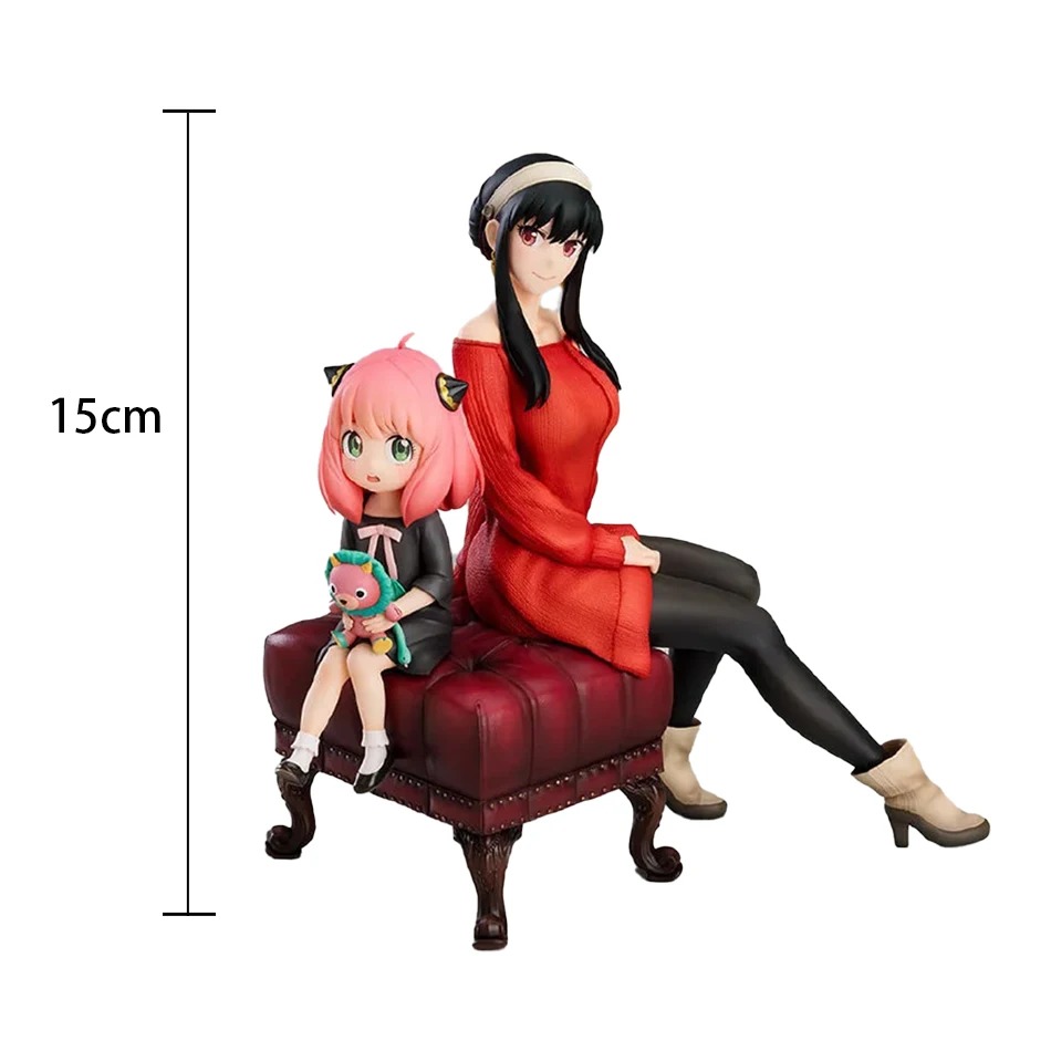 Trendy SPY x FAMILY Anya & Yor Forger 15CM PVC Figure Anime Collectible Table Decor Model Gift - Image 3