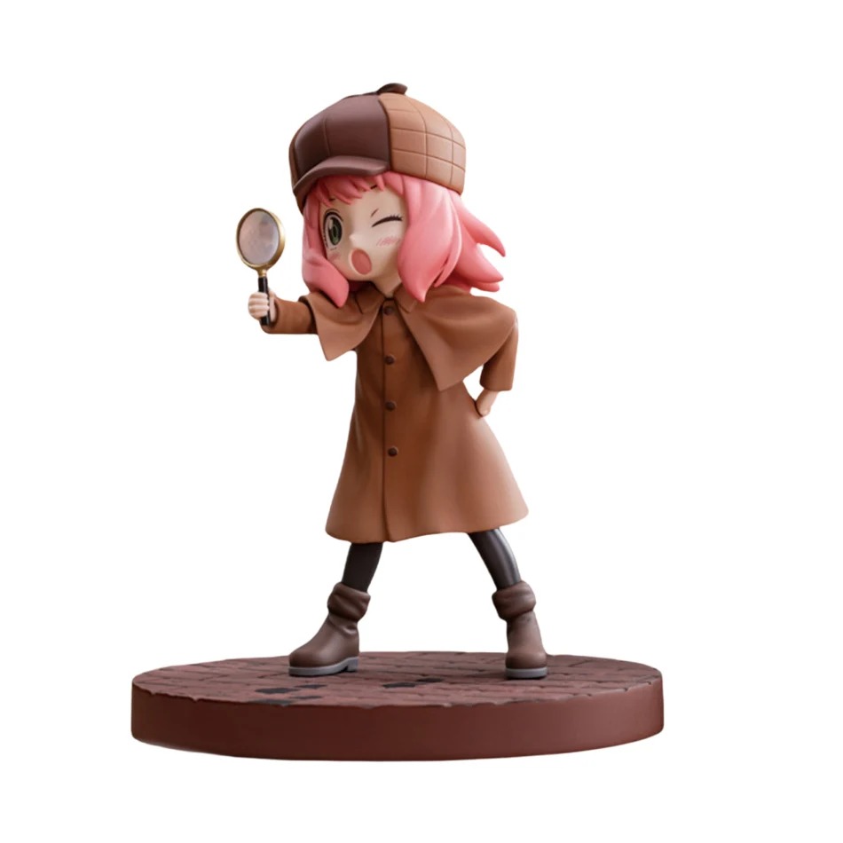 Cute SPY x FAMILY Anya Forger Detective Figure Cute Anime PVC Collectible Model Gift