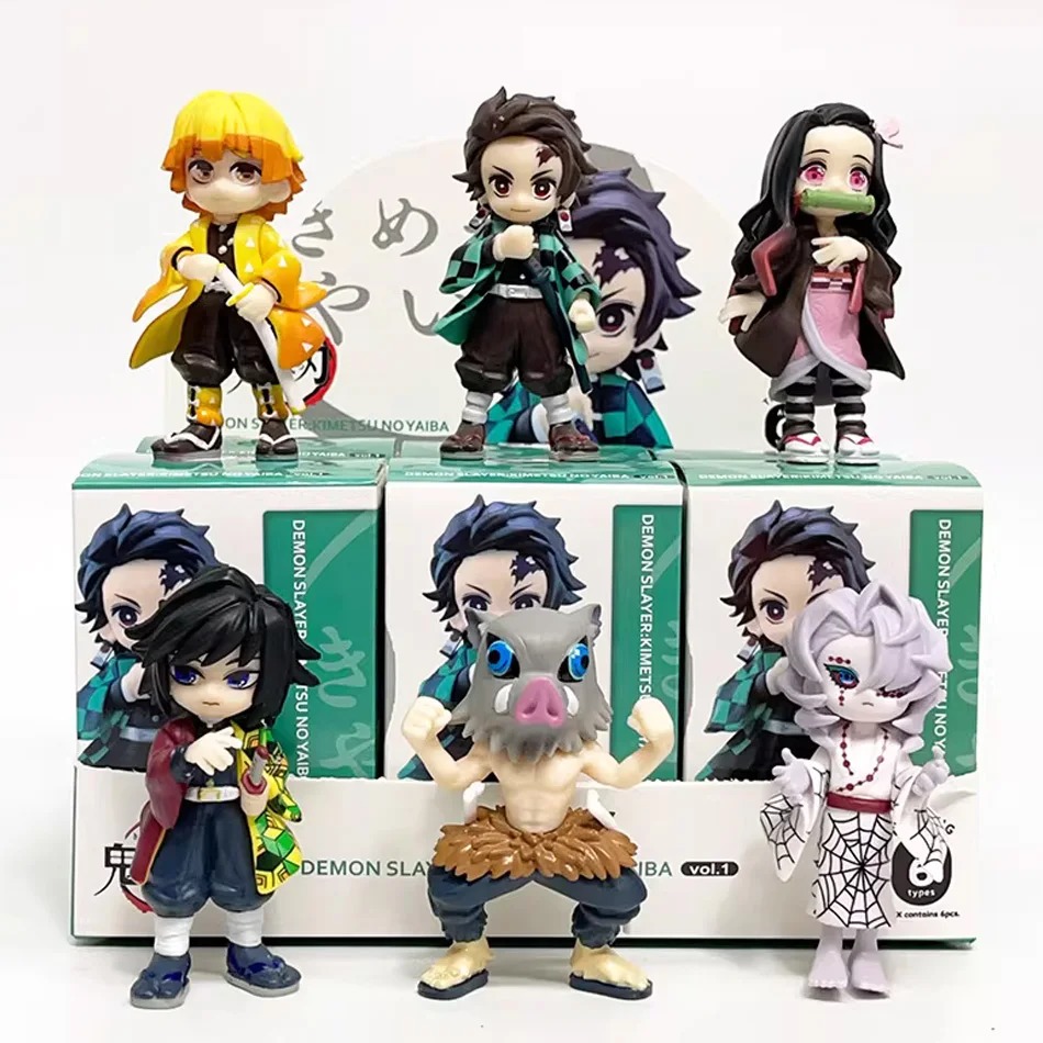Limited Demon Slayer Kimetsu no Yaiba Blind Box Collectible Toy Gift
