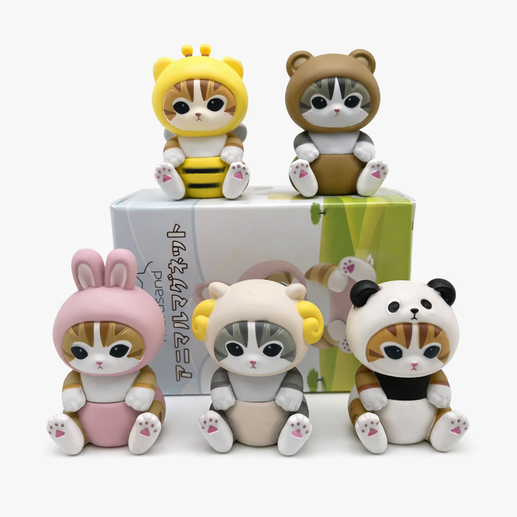 Mofusand Action Figure Blind Box Set - Cute PVC Model Doll