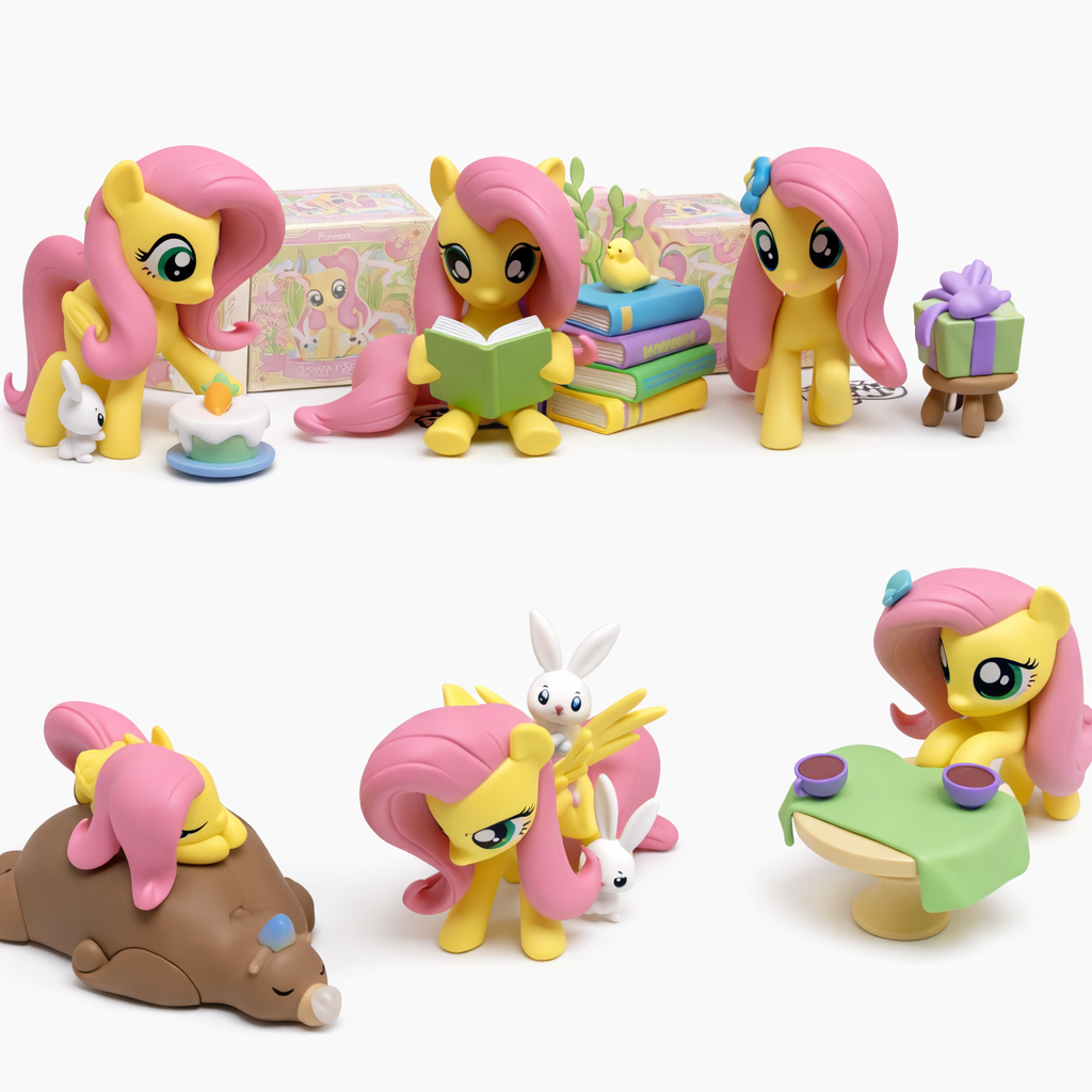 My Little Pony Sweet Diary Series Blind Box - Fluttershy & Angel Bunny Collectible Figure